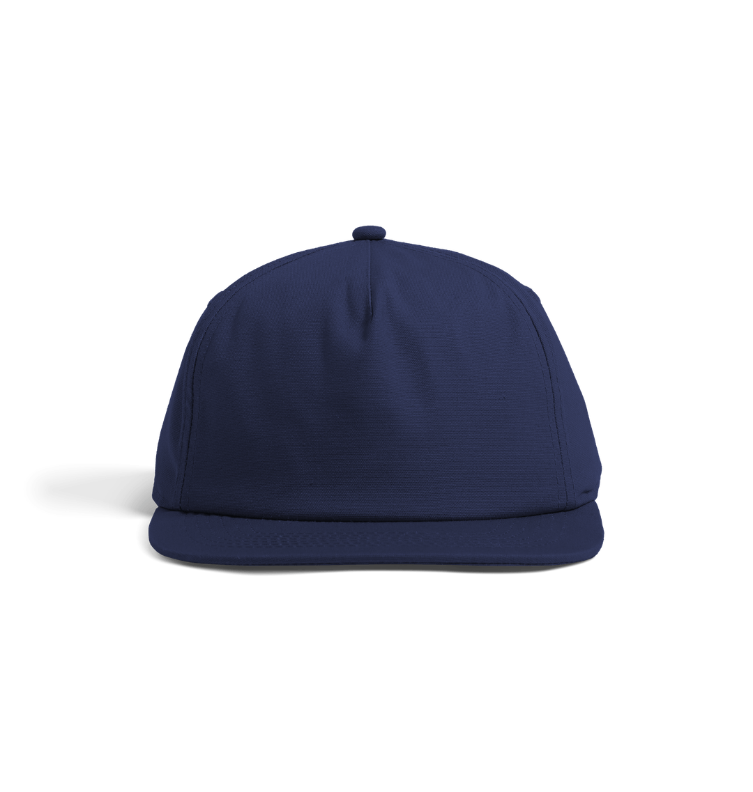 Oxford Navy Plain 5 Panel Cap