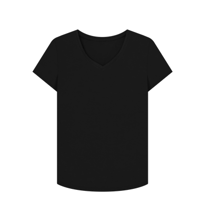 Black Printed T-shirt Front
