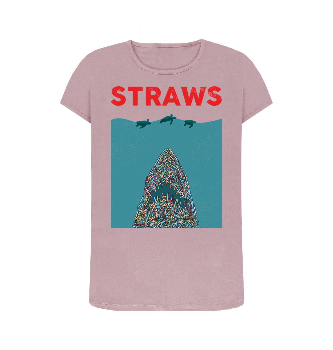 Mauve Printed T-shirt Front