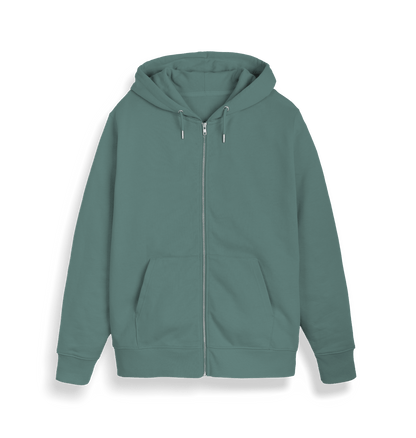 Green Bay Plain Unisex Full Zip Hoody