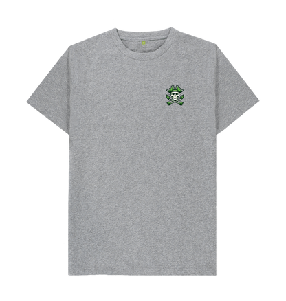 Athletic Grey Printed T-shirt Front