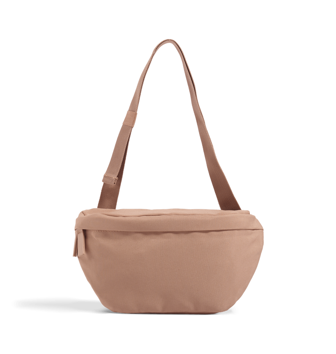 Hazelnut Plain Cross-Body Bag