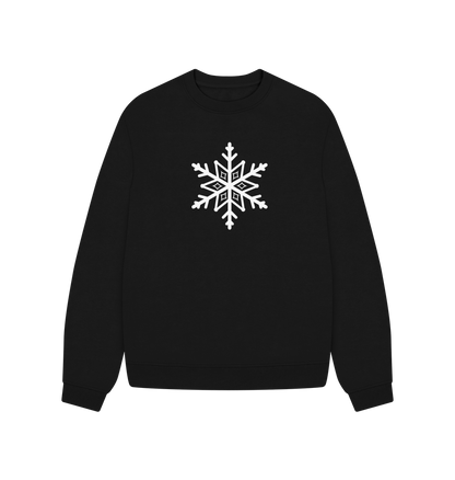 Black Printed Sweater