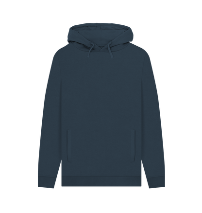 Navy Printed Hoody
