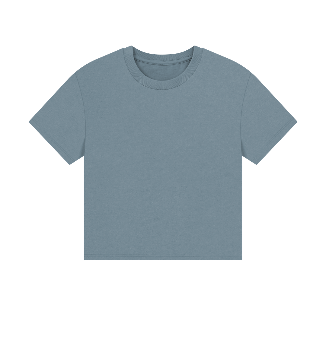 Stone Blue Printed T-shirt