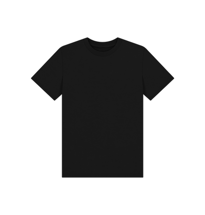 Black Plain Kids' Basic T-Shirt