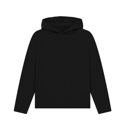 Black Recycled Hoody Front