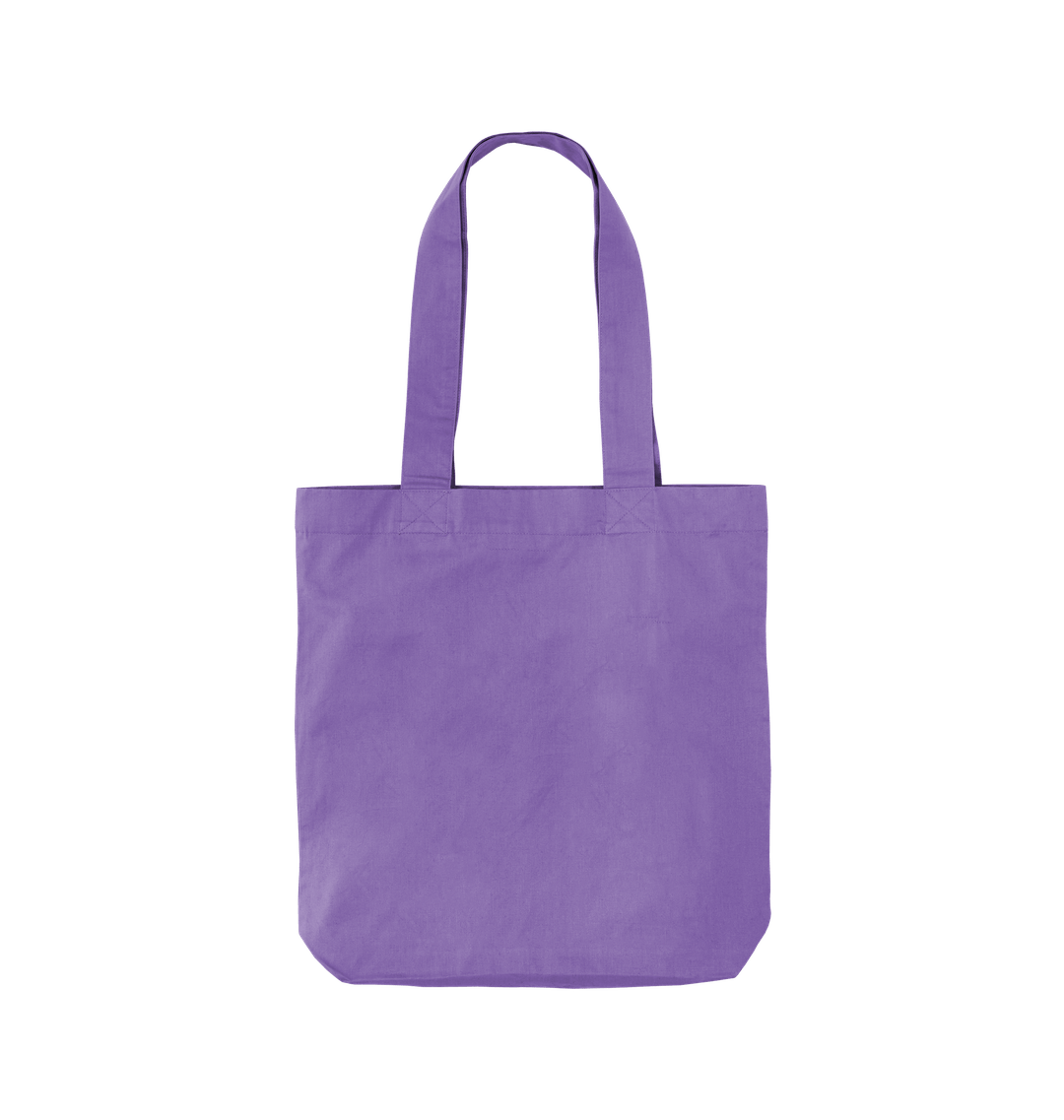 Violet Plain Organic Twill Tote Bag