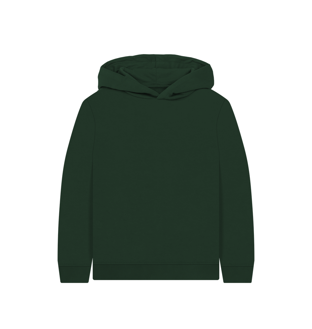 Evergreen Plain Kids' Pullover Hoody