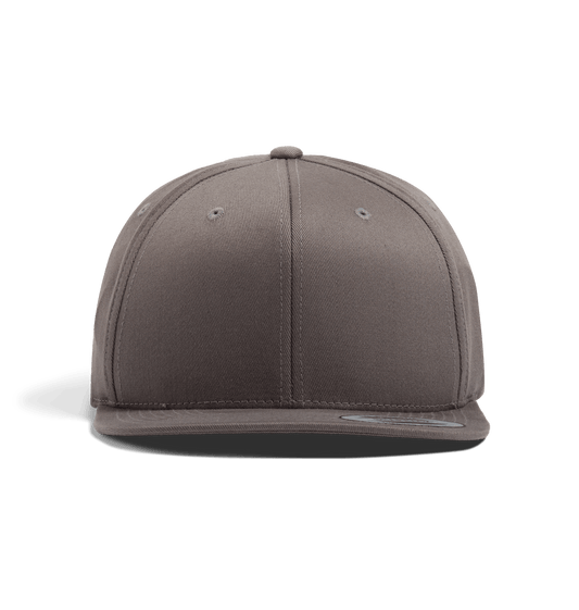 Gray baseball cap with black brim