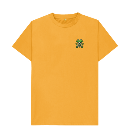 Mustard Printed T-shirt Front
