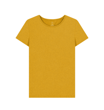 Sunflower Yellow Recycled Printed T-Shirt Front