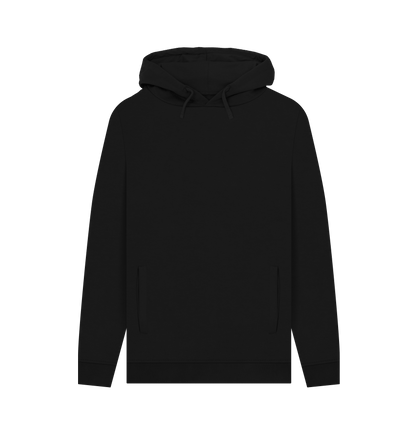 Black Colour Drip African Drum - Mens Pullover Hoodie