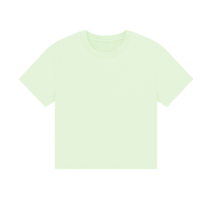 Pastel Green Printed T-shirt Front