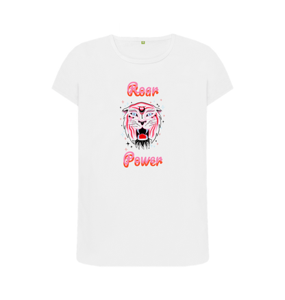 White Printed T-shirt Front