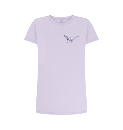 Violet T-shirt dress Front