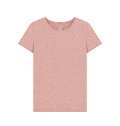Sunset Pink Recycled Printed T-Shirt Front