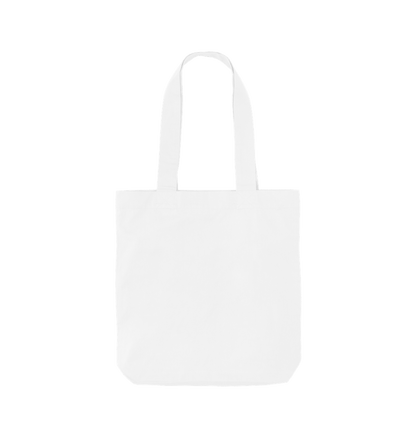 White Plain Colour Tote Bag