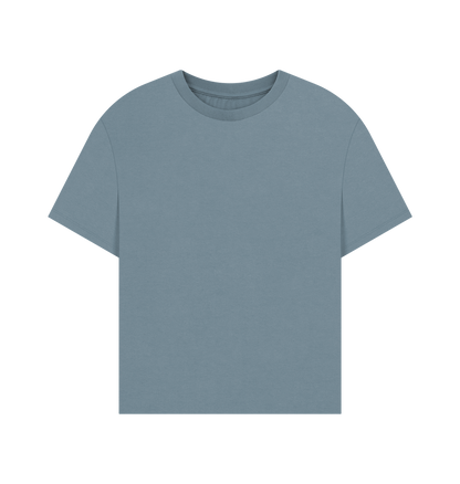 Stone Blue Printed T-shirt