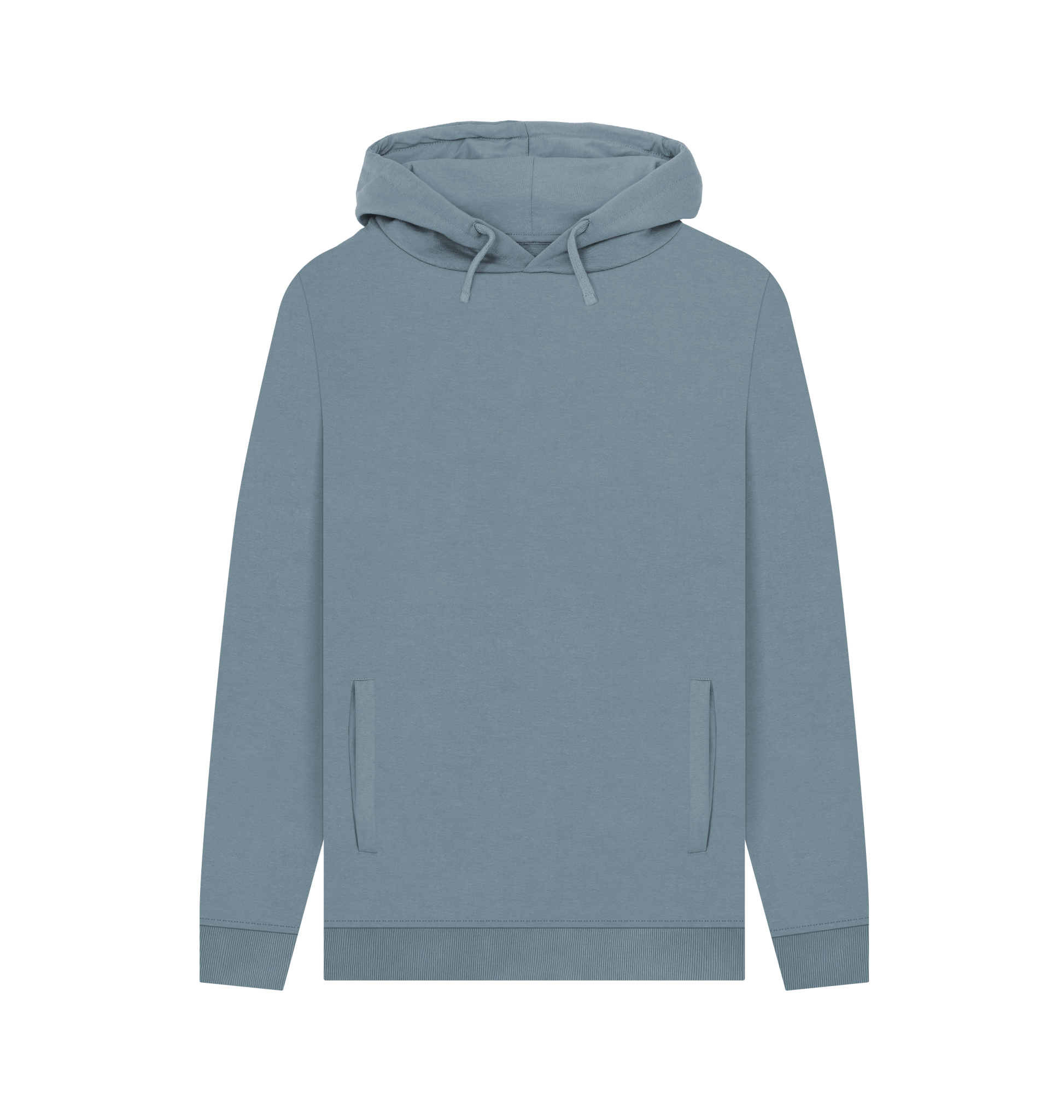 Stone Blue Colour Drip Cactus - Mens Pullover Hoodie