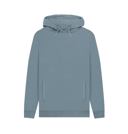 Stone Blue Printed Hoody