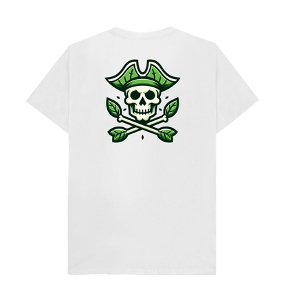 White Printed T-shirt Back