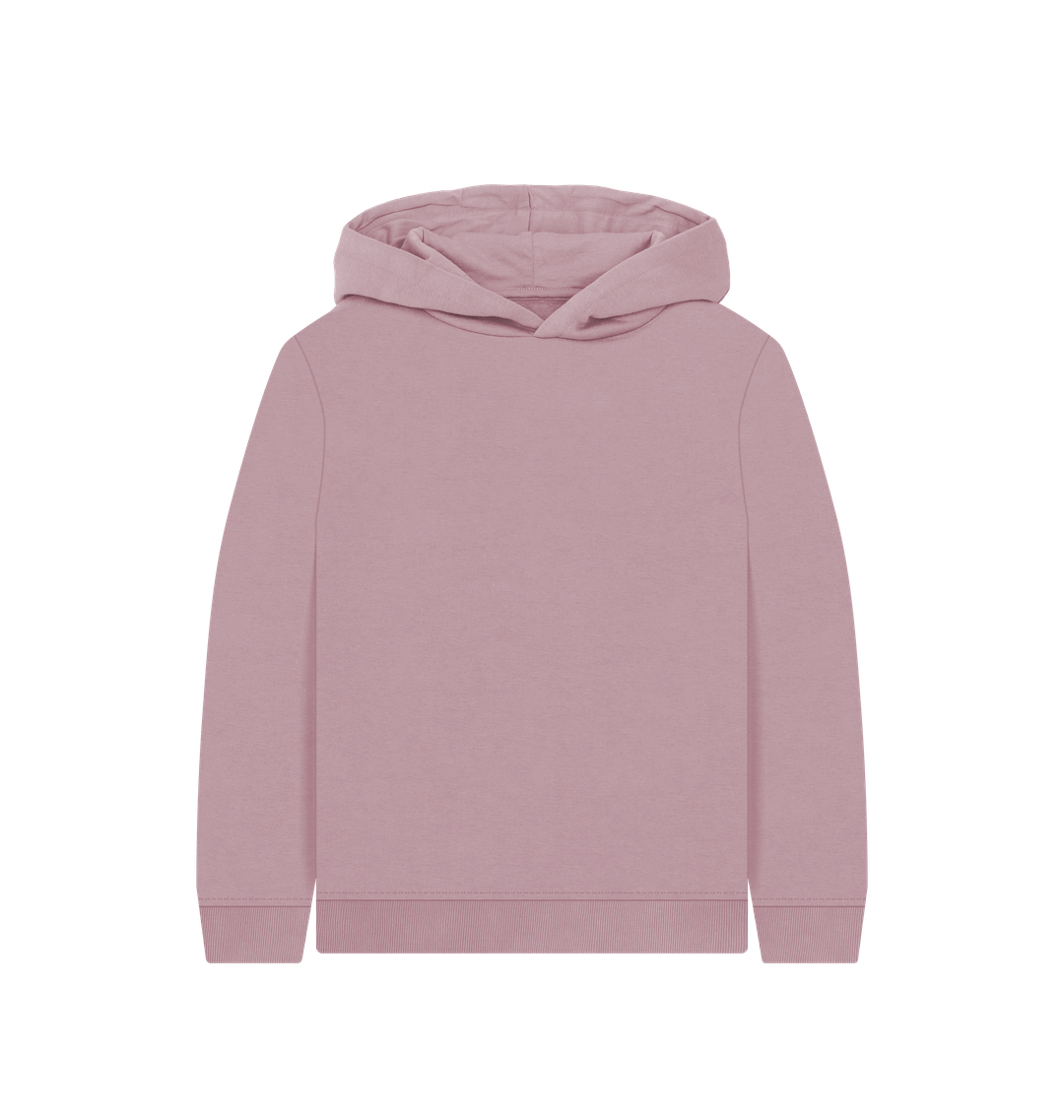 Mauve Plain Kids' Pullover Hoody