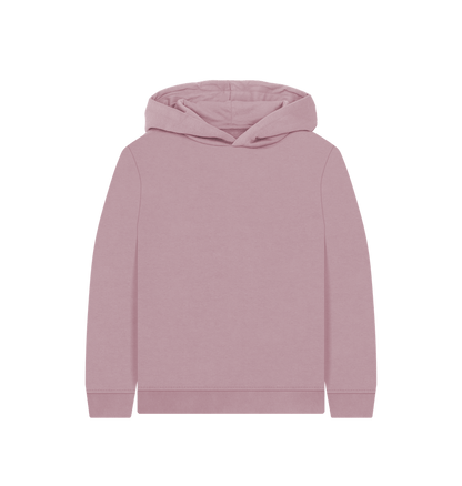 Mauve Plain Kids' Pullover Hoody